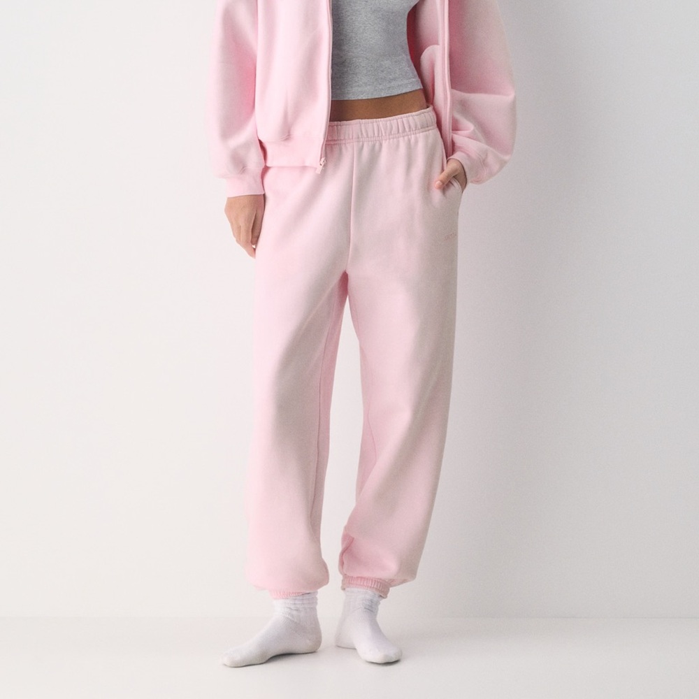 Aritzia Cozy Fleece Mega Sweatpants Light Pink